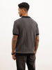 Regular Fit Flat Knit Polo T-Shirt | Blue