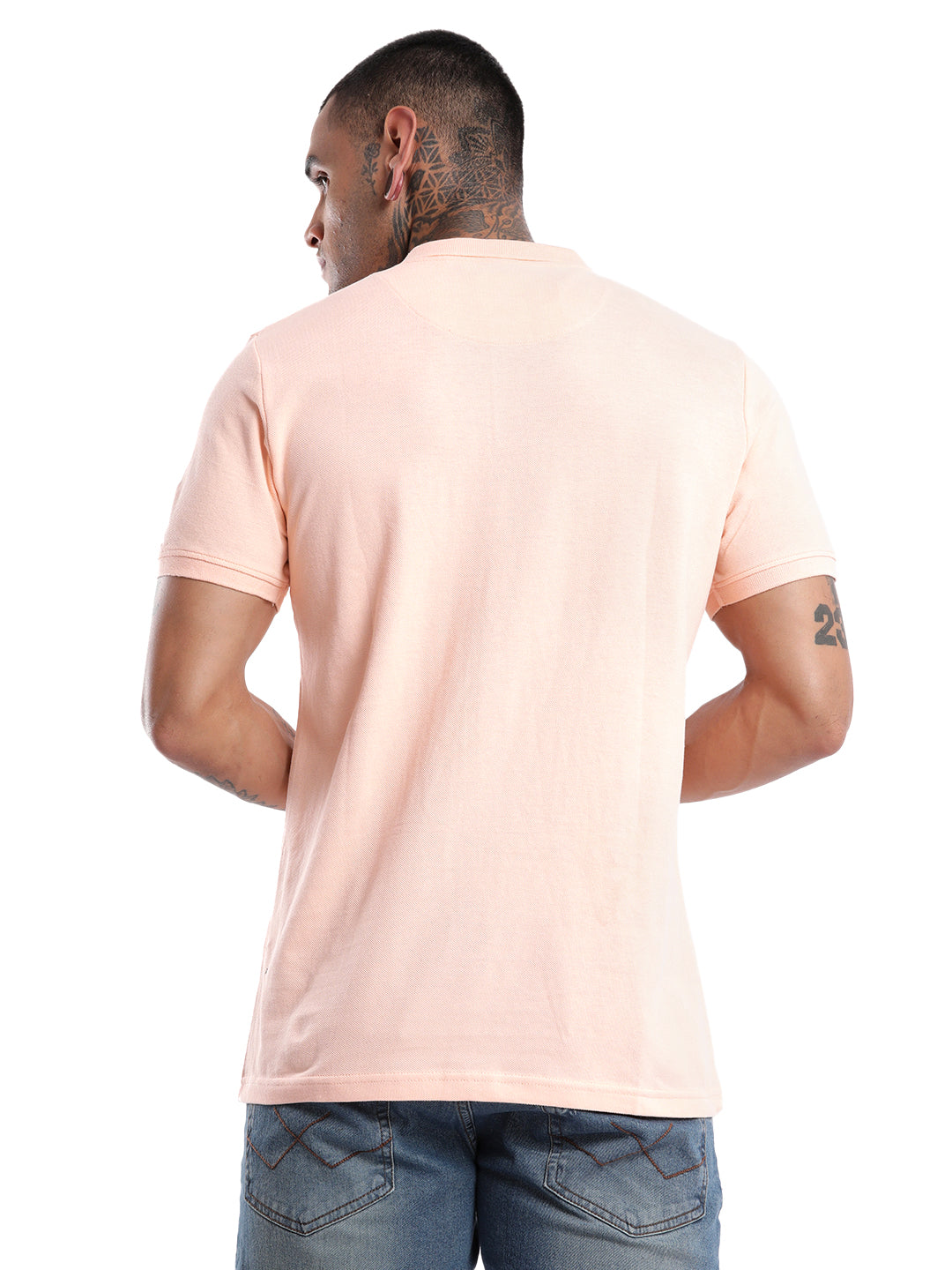 Pique Pink Basic Polo T-Shirt