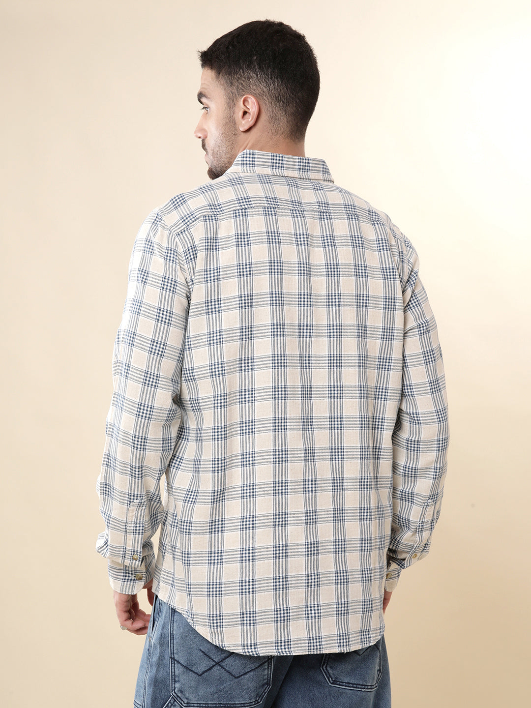 Blue Checks Prime Woven Shirt