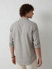 Solid Regular Fit Full Sleeve Shirt | Beige