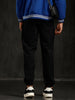 Solid Straight Fit Jogger | Black