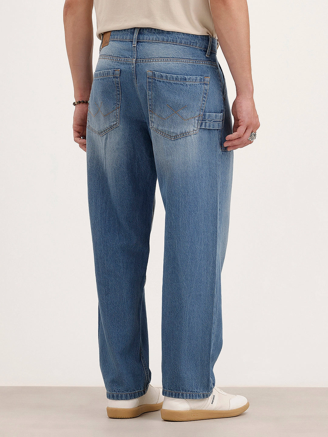 Loose Fit Denim Jeans | Blue