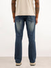Faded Straight Fit Denim Jeans | Blue