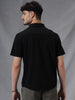 Effortless Black Short Sleeve Shirt