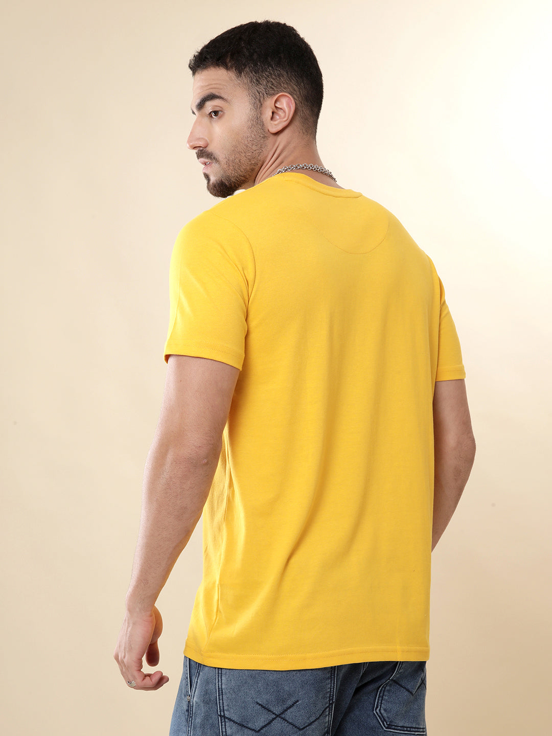 Sunny Yellow Crew Neck T-Shirt