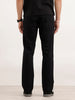 Straight Fit Solid Denim Jeans  | Black