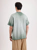 Washed Puff Printed Oversized T-Shirt   |  Olive