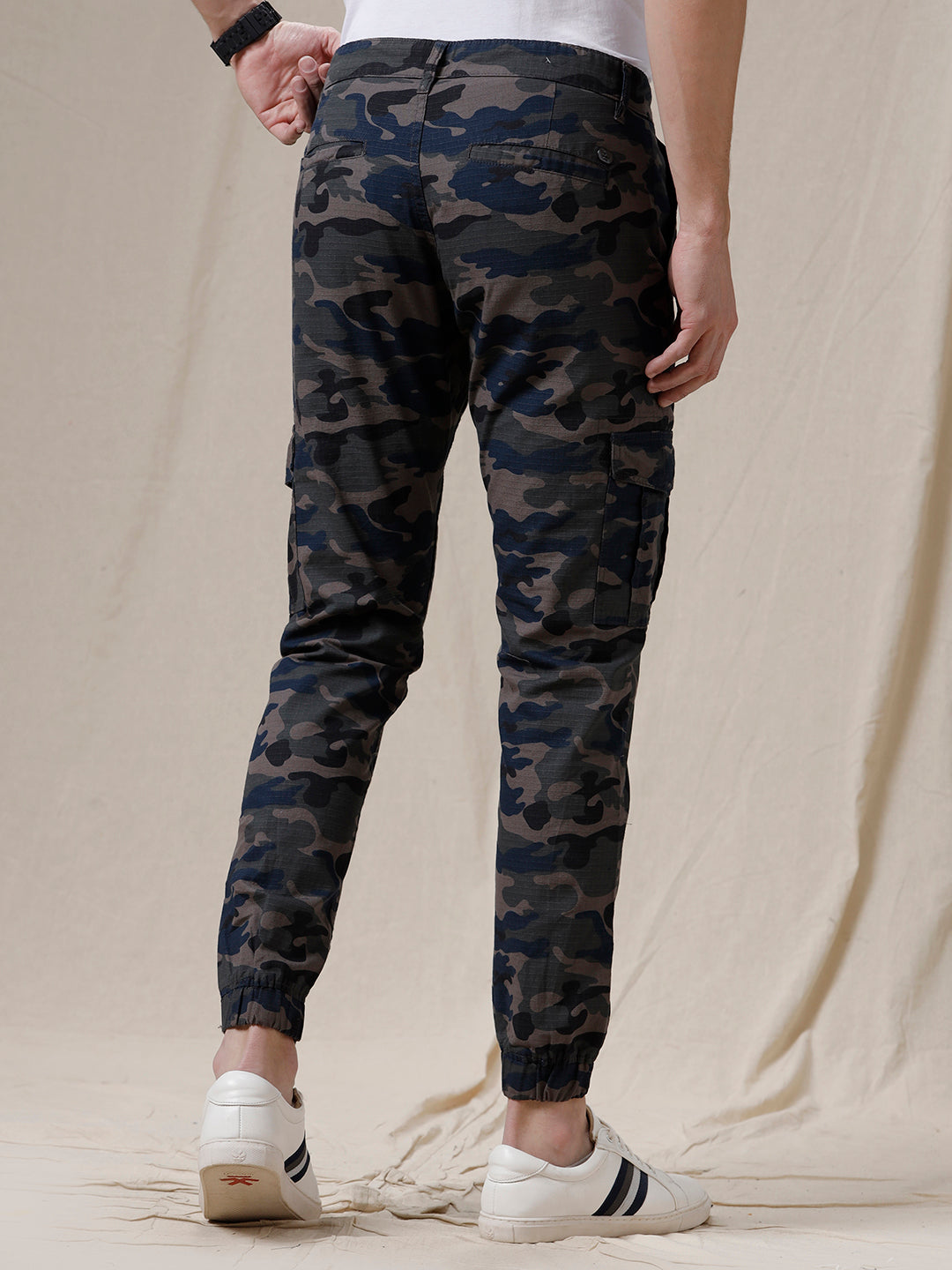 Charcoal Camo Cargo Jogger