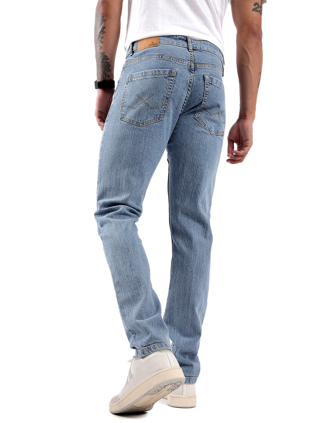 Light Blue Basic Slim Fit Jeans