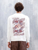Casual Oversized Sweatshirt With Graphic  | Off White