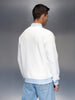Men's Comfort Fit Zip-Up Sweatshirt |  White