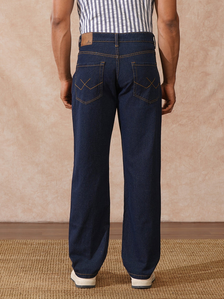 Casual Anti Fit Jeans | Dark Blue