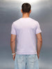 Men's Graphic Printed Slim Fit Casual T-Shirt | Purple
