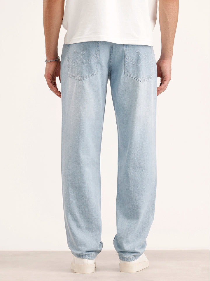 Anti-Fit Denim Jeans | Light Blue