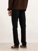 Solid Slim Fit Denim Jeans | Black