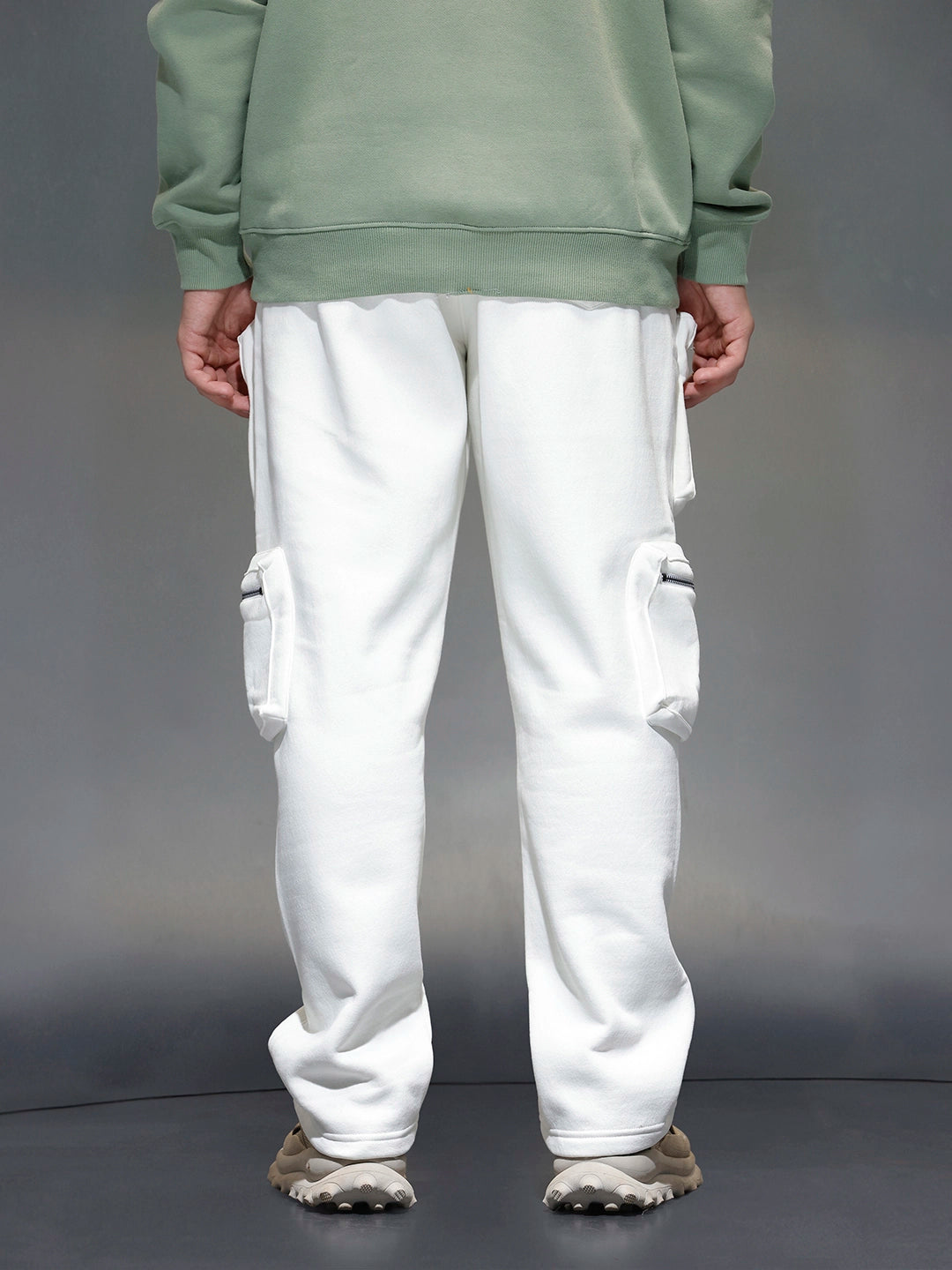 Men's Straight Fit 3D Pocket Cargo  |  Off White