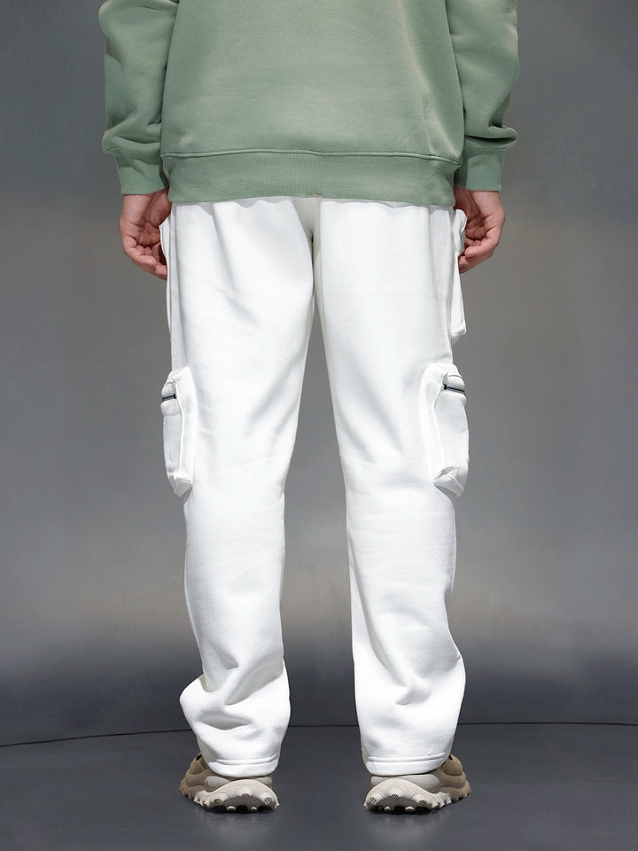 Men's Straight Fit 3D Pocket Cargo  |  Off White