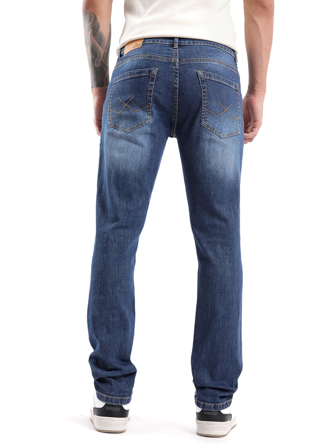 Dark Blue Stride Classic Jeans