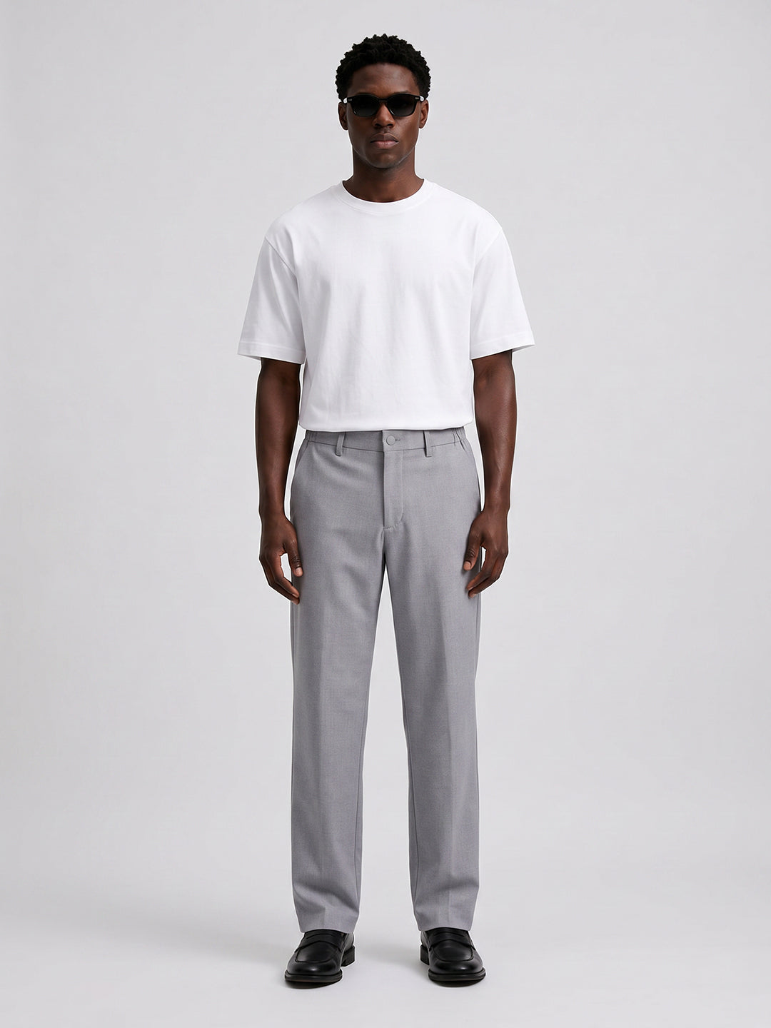 Travelite Straight Fit Trousers | Essential |  Grey