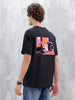 Men’s Oversized Bold Graphic Tee | Black
