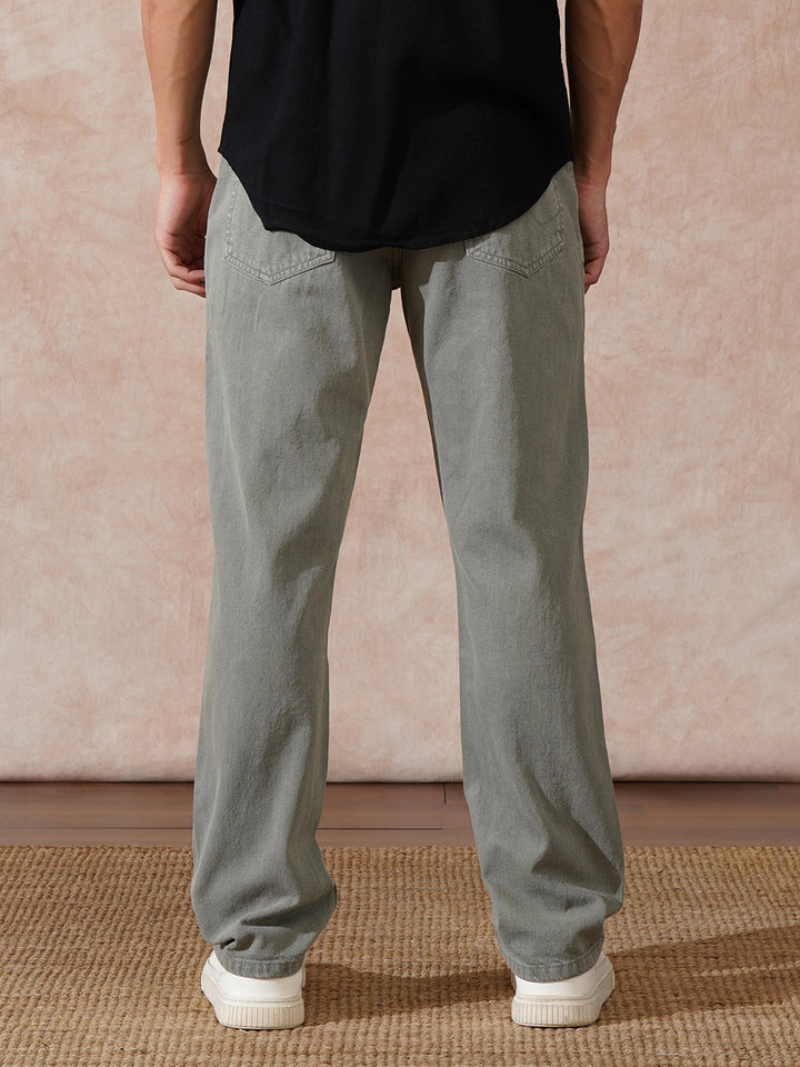 Heavy Fade Relaxed Fit Jeans | Grey