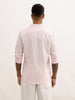 Solid Slim Fit Full Sleeve Shirt | Pink