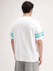Oversized Placement Printed T-Shirt | White
