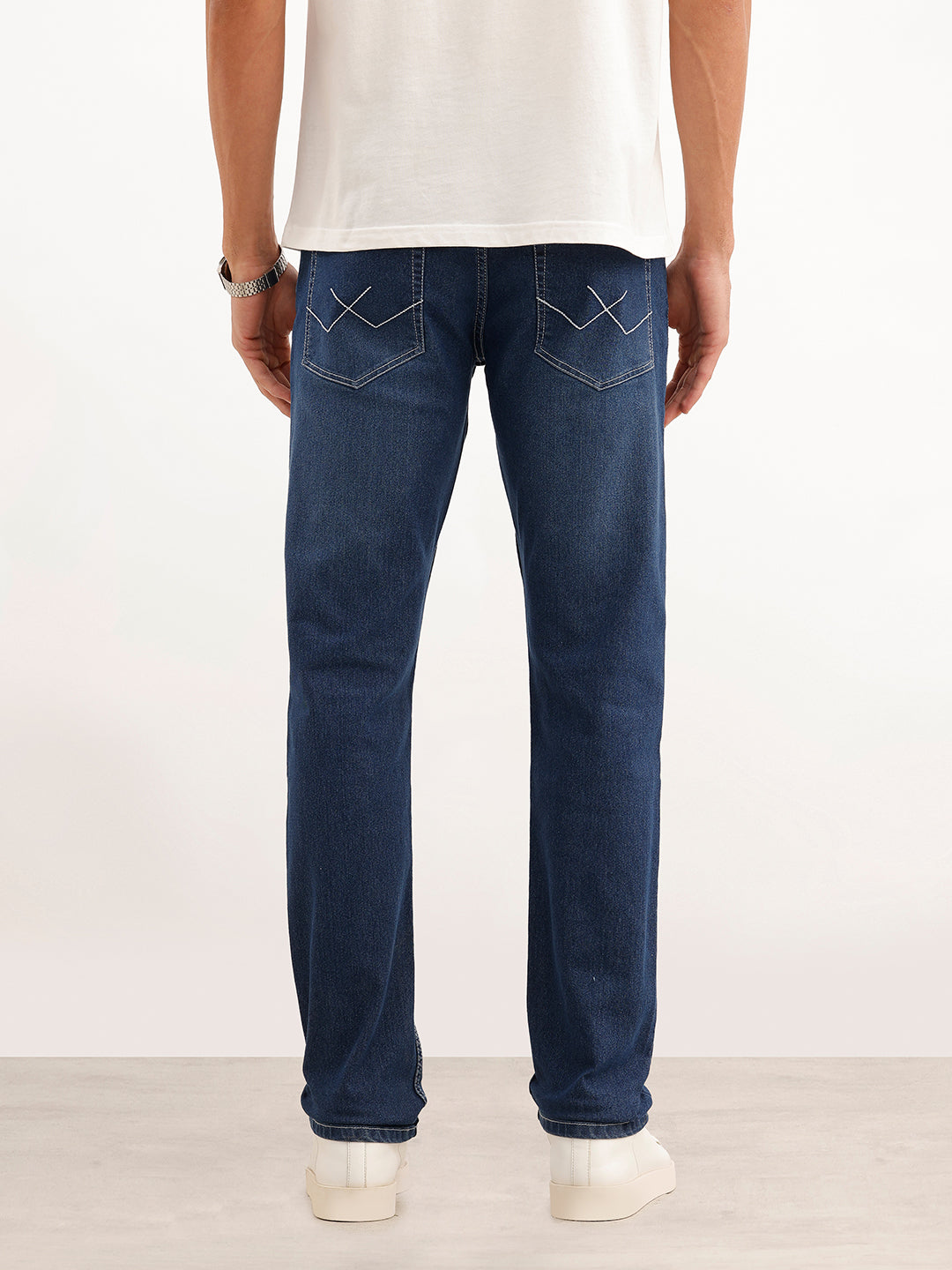 Faded Slim Fit Denim Jeans | Blue | WWJN2302AZ