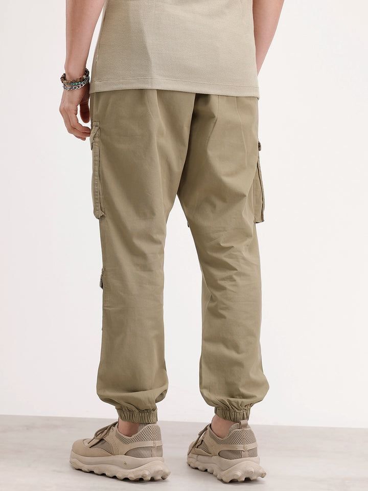 Relaxed Fit Cargo Jogger | Olive