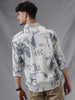 Printed Abstract Grey AOP Shirt