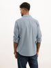 Classic Slim Fit Double Pocket Shirt | Light Blue | WSH01FSSL7132W
