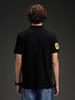 Wrogn Regular Fit Varsity Polo | Black