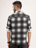 Classic Double Pocket Checkered Shirt | Black
