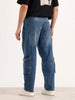 Loose FiT Cargo Denim Jeans | Blue