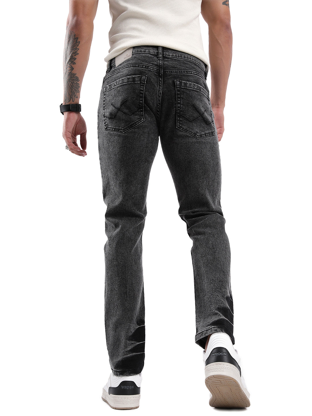 Blended Black Relaxed Fit Jeans