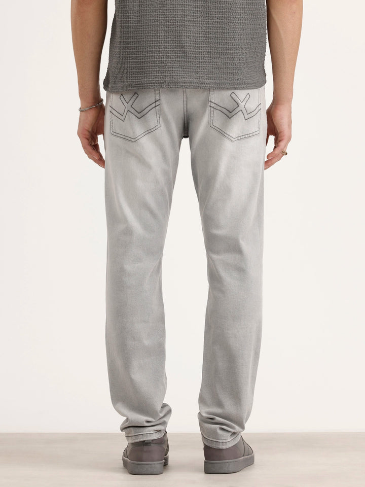 Slim Fit Denim Jeans | Grey