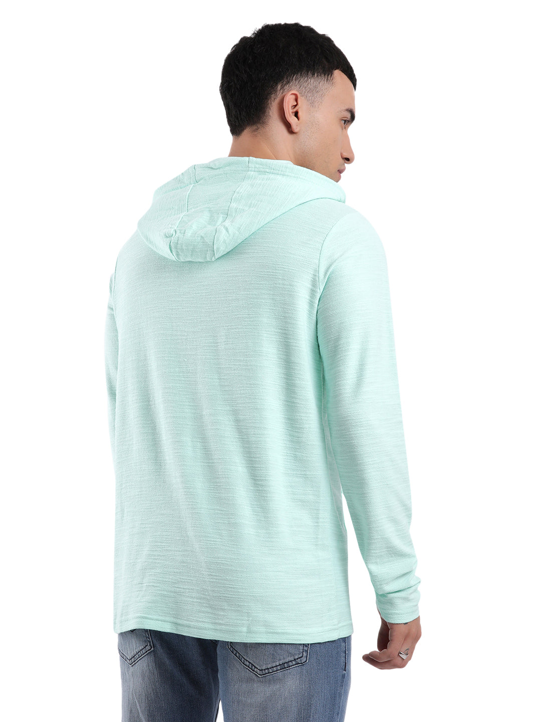 Solid Mint Pullover Hoodie