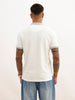 Regular Fit Placement Printed Polo T-Shirt | Off White