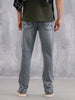 Heavy Fade Straight Fit Jeans | Light Blue