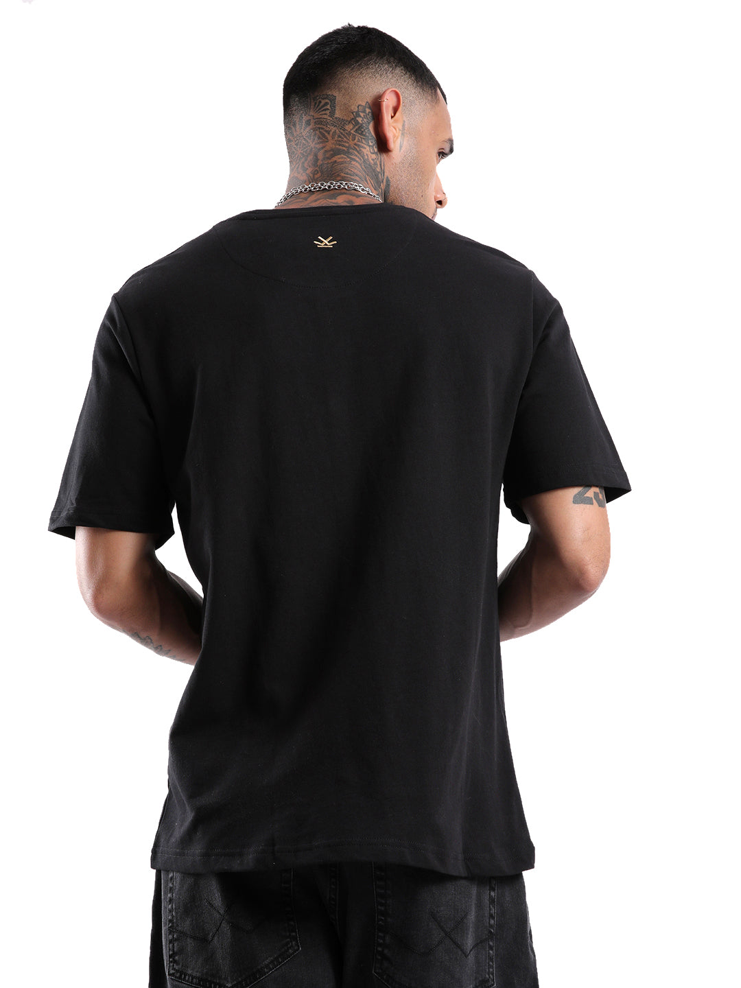 Premium Black Crew Neck T-Shirt