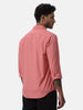 Solid Pink Solid Casual Shirt