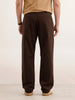 Anti Fit Solid Trouser | Brown