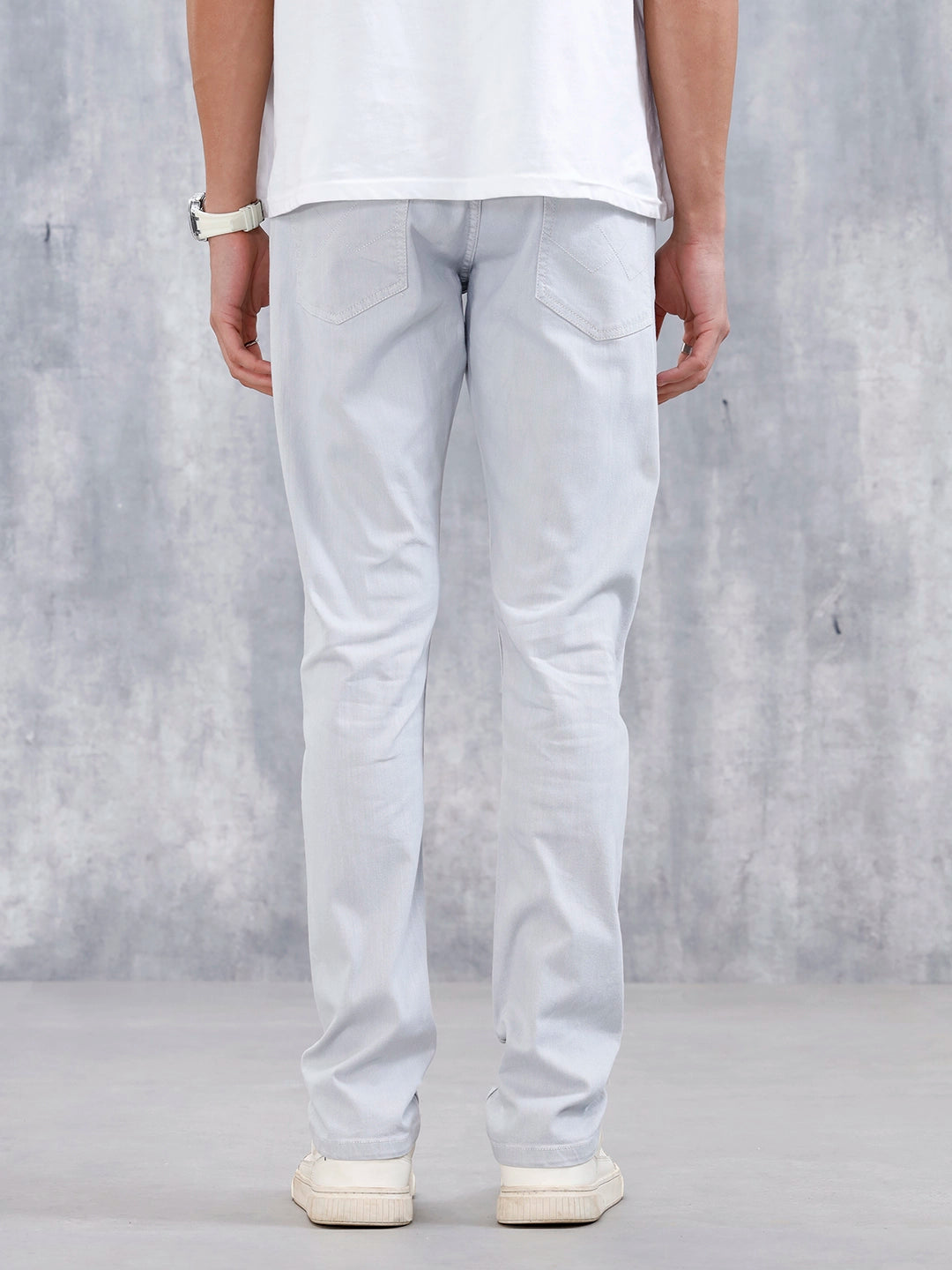 Men's Casual Slim Fit Jeans | Grey
