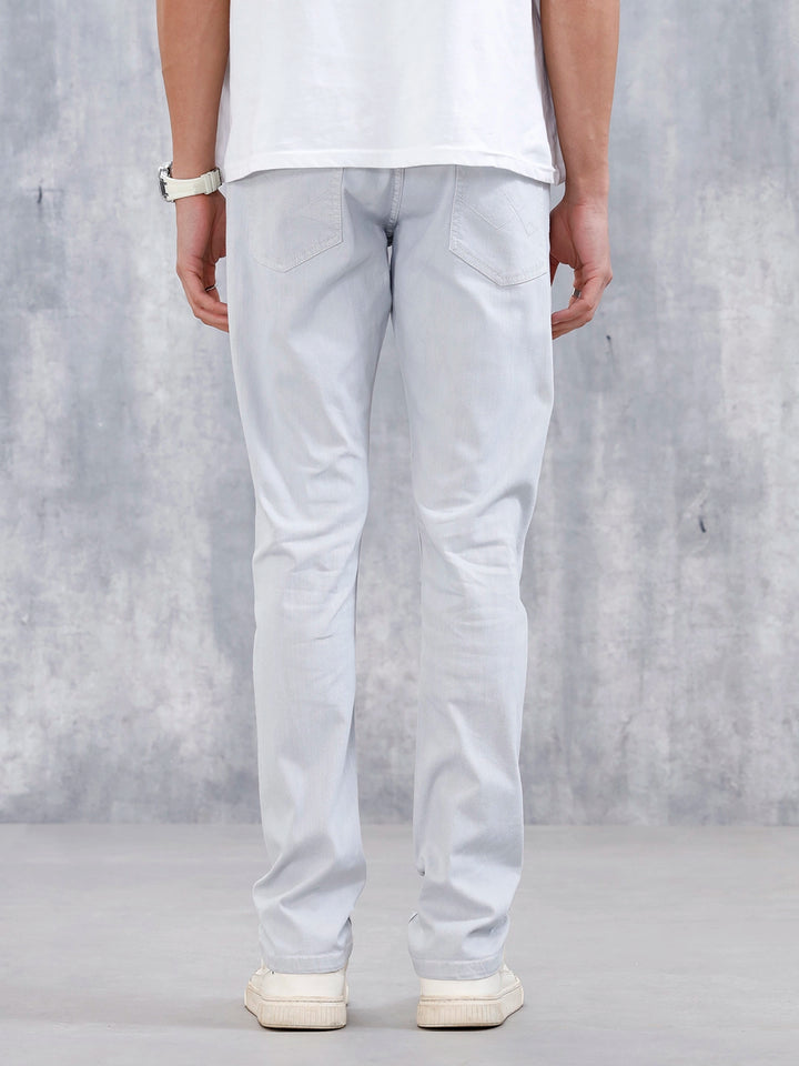Men's Casual Slim Fit Jeans | Grey