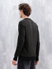 Men's Typo Printed Slim Fit Pullover | Olive
