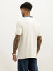 Classic Slim Fit Contrast Collar Polo T-Shirt | White
