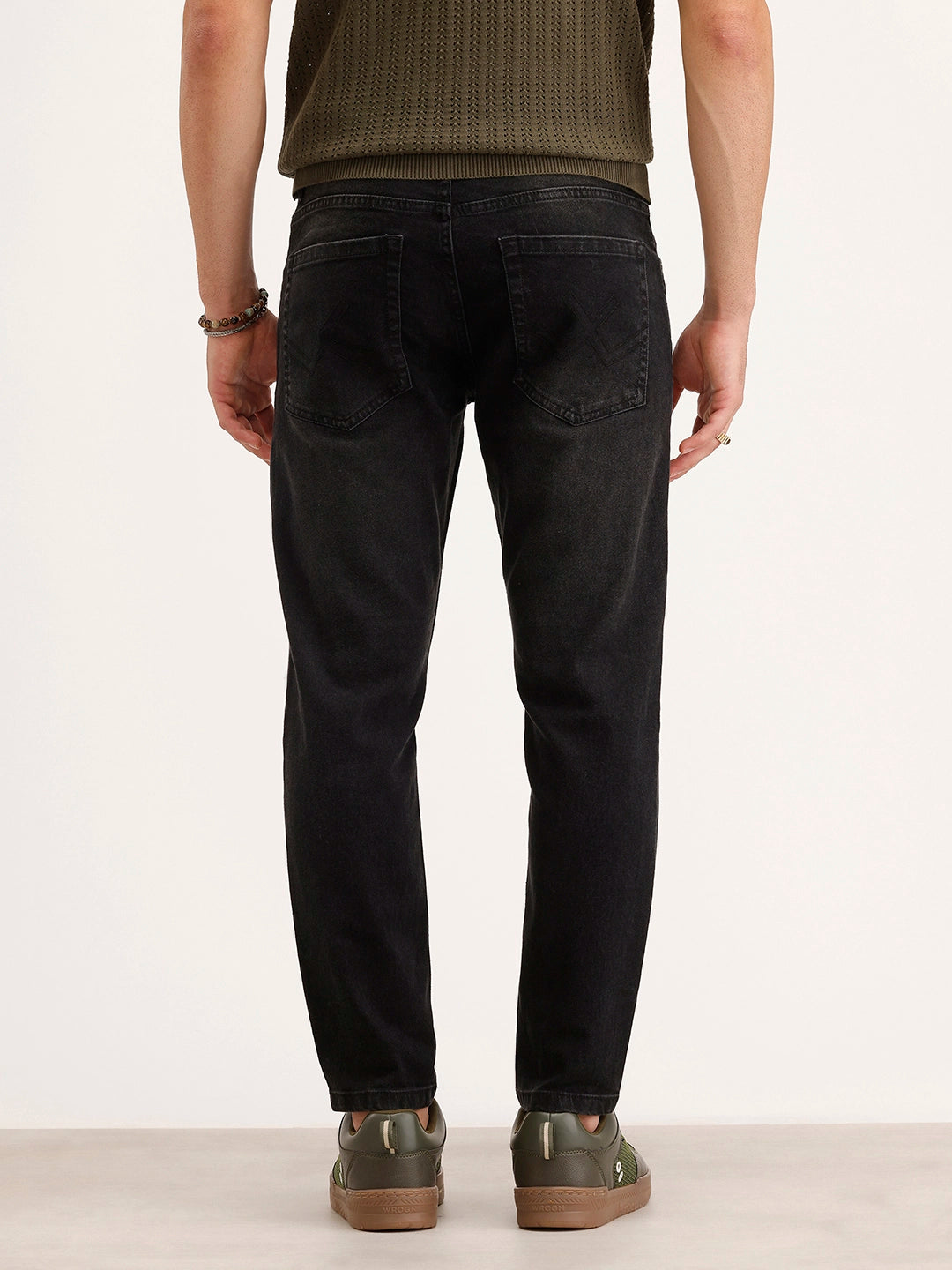 Skinny Crop Denim Jeans | Black