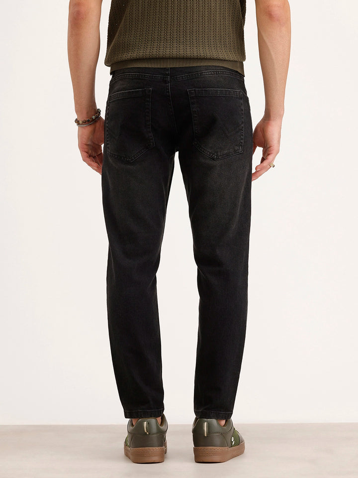 Skinny Crop Denim Jeans | Black