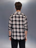 Men’s modern bold check casual shirt | Brown