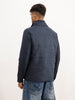 Solid Regular Fit Puffer Jacket | Navy Blue